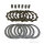 Clutch plate set for Aprilia AF1 Classic MX Pegaso Red Rose RS RX 125