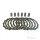 Clutch plate set aramide for Kawasaki GPZ 1100 ZZR 1100 1200 1990-2005