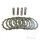 Clutch plate set aramide for Kawasaki ZX-6R 600 636 Ninja 1995-2004