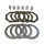 Clutch plate set for Kawasaki KLX 110 KX 65 Suzuki DR-Z 110 RM 65