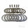 Clutch plate set for Kawasaki KLX 230 KX 250 Suzuki RM-Z 250