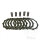 Clutch plate set aramide for Honda CB 600 Hornet CBF CBR 600 VFR 800