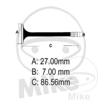Valvola di scarico per Suzuki GS 500 E 550 M Katana 650 G...