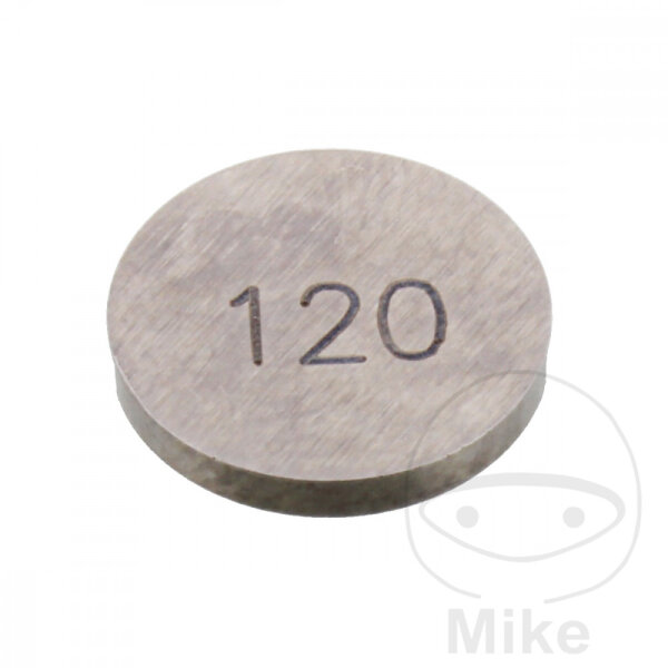 Cale de r&eacute;glage de soupape 9.5 MM 1.20 pour Kawasaki KFX 450 KLV 1000 KLX 450 KX 250