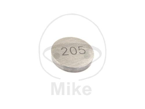 Ventil Einstell Shim 13 MM 2.05 f&uuml;r Kawasaki GPZ 400 550 750 1100 GT 550 750 Z 400