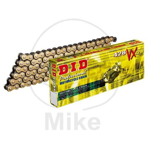 DID X-RINGK G&B428VX/144 KETTE OFFEN M CLIPSCHLOSS