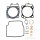 Cylinder gasket set for Honda CRF 450 R # 2002-2006