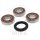 Jeu de roulements de roue arri&egrave;re complet pour Kawasaki S3 400 Mach 2 # 1974-1975