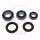 Jeu de roulements de roue arri&egrave;re complet pour Kawasaki GPZ Ninja 250 300 Z 400 550 ZZR 250