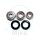 Jeu de roulements de roue arri&egrave;re complet pour Honda XL-V 125 Varadero # 2001-2002 2004-2005