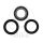 Wheel bearing set complete rear for Honda TRX 650 680 FA Fourtrax Rincon