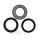 Jeu de roulements de roue arri&egrave;re complet pour Suzuki LT-A 450 500 700 750 Kingquad
