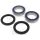 Set di cuscinetti ruota completo posteriore per Kawasaki KFX 250 A Mojave KSF  # 2000-2004