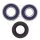 Wheel bearing set complete front for Kawasaki KLF 220 250 A