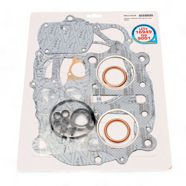Engine gasket set complete for Honda CB 360 G 73-77 CJ 360 T 76-79