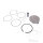 Set di pistoni 87,96 mm A forgiati ATH per Husaberg Husqvarna FE 350 KTM EXC-F Freeride 350