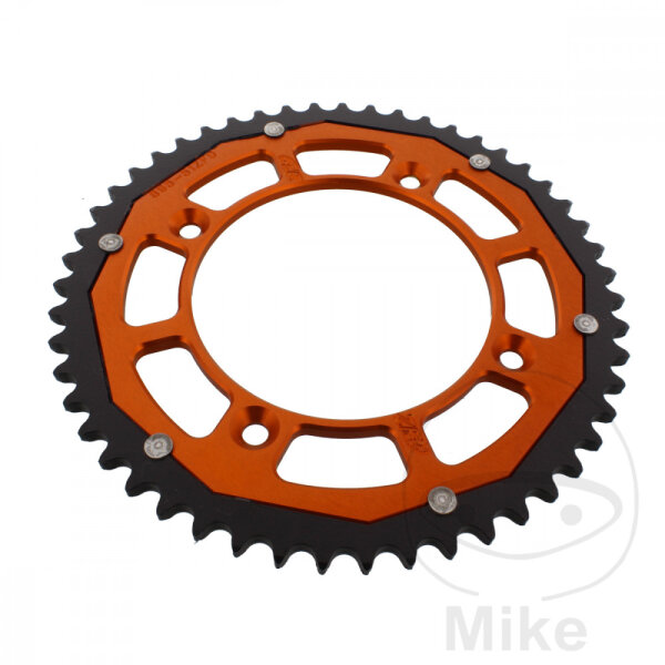 Pignon de cha&icirc;ne  DUA 51 dents pas 428 OR ZF 110 / 132