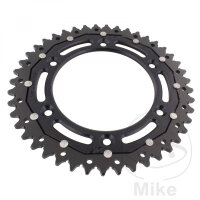Pignone  DUA 44 denti passo 520 nero ZF 125 / 150