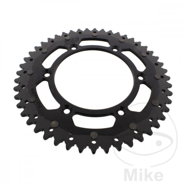 Pignone  DUA 48 denti passo 520 nero ZF 125 / 150