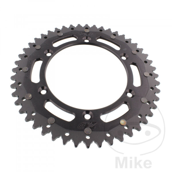 Pignon de cha&icirc;ne  DUA 48 dents pas 520 le noir ZF 136 / 156
