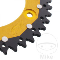 Pignon de cha&icirc;ne  DUA 44 dents pas 520 GO ZF 134 / 160