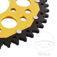 Pignon de cha&icirc;ne  DUA 46 dents pas 520 GO ZF 080 / 104