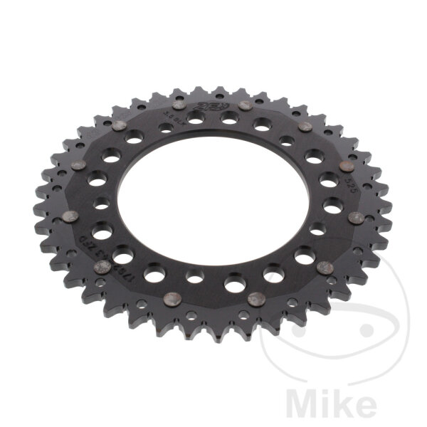 Kettenrad  DUA 43 Z&auml;hne Teilung 525 Schwarz ZF 120 / 140