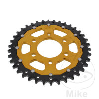 Pignon de cha&icirc;ne  DUA 38 dents pas 525 GO ZF 61.5 /...