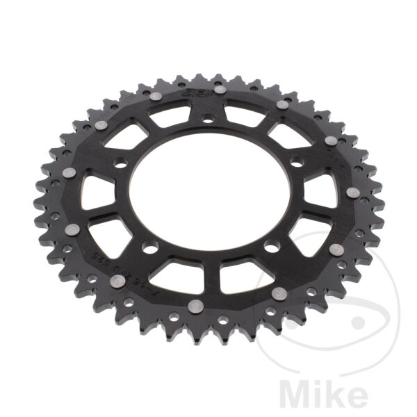 Pi&ntilde;&oacute;n  DUA 46 dientes paso 525 negro ZF 110 / 130.8