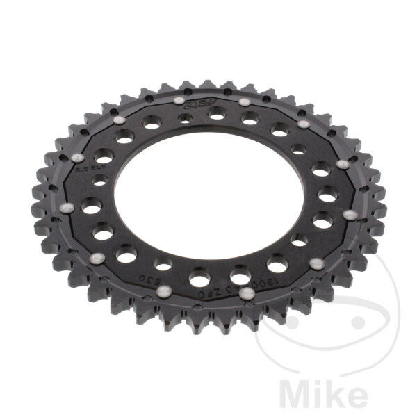 Pignone  DUA 43 denti passo 530 nero ZF 120 / 140