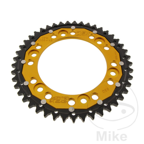Pi&ntilde;&oacute;n  DUA 45 dientes paso 530 GO ZF 134 / 160