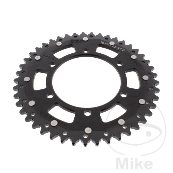 Pignone  DUA 45 denti passo 525 nero ZF 110 / 130