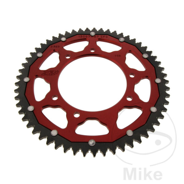 Sprocket  DUA 57 teeth pitch 428 RT ZF 105 / 125