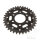 Sprocket  DUA 36 teeth pitch 525 black ZF 61.5 / 088