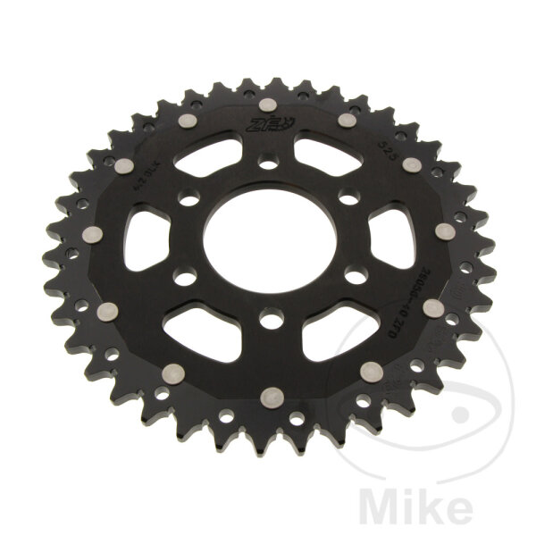 Sprocket  DUA 40 teeth pitch 525 black ZF 61.5 / 088