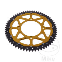 Pignon de cha&icirc;ne  DUA 62 dents pas 420 GO ZF 100 / 120
