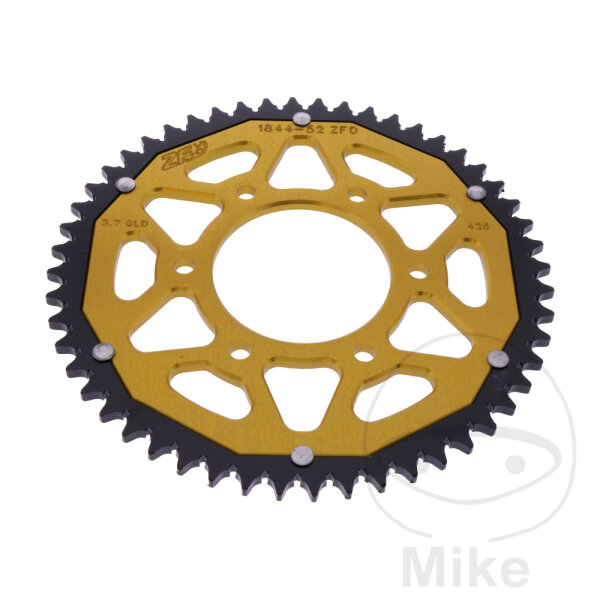 Pignon de cha&icirc;ne  DUA 52 dents pas 428 GO ZF 076 / 100