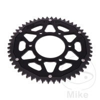 Kettenrad  DUA 52 Z&auml;hne Teilung 428 Schwarz ZF 076 /...