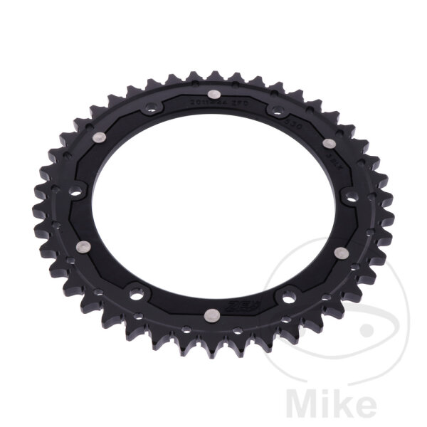 Sprocket  DUA 44 teeth pitch 530 black ZF 155 / 176