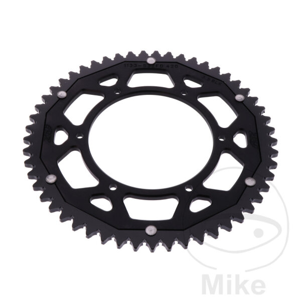 Pi&ntilde;&oacute;n  DUA 53 dientes paso 420 negro ZF 108 / 123