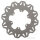 Disco freno VEE EBC per Benelli Velvet 125 150 250 Malaguti Madison Phantom 125 250