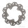 Brake disc VEE EBC for Aprilia Arrecife Atlantic Scarabeo 500 Leonardo 250 300