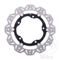 Disco freno VEE EBC nero per Kawasaki Ninja 400 G 18-19