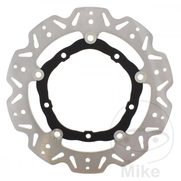 Brake disc VEE EBC black for Yamaha MT-07 Tracer XSR 700