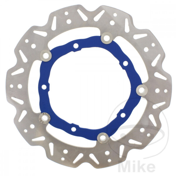 Brake disc VEE EBC blue for Yamaha MT-07 Tracer XSR 700