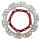 Brake disc VEE EBC red for Yamaha MT-07 Tracer XSR 700