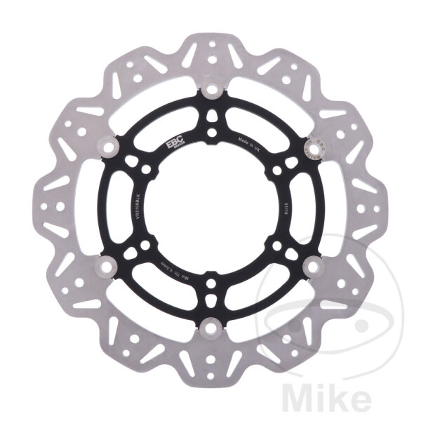 Brake disc VEE EBC black for Suzuki GSX-S 1000 15-21