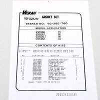 Set completo di guarnizioni motore per Suzuki GS 850 G...