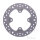Brake disc EBC for Kawasaki GPX ZR 750 ZZR 400 600