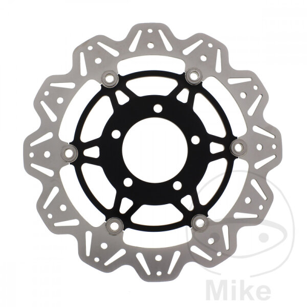 Brake disc VEE EBC black for Triumph Speed Triple Tiger 1050